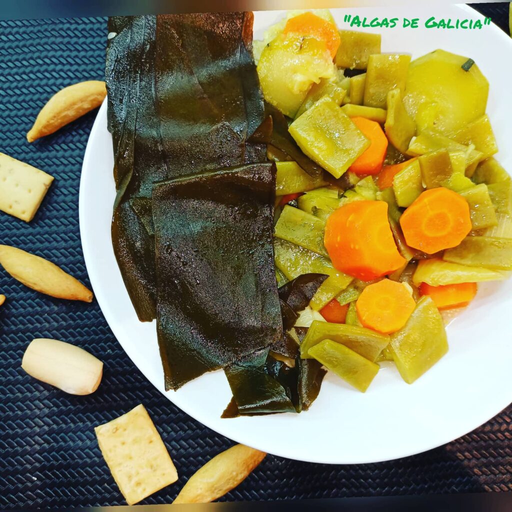 Receta con alga Kombu