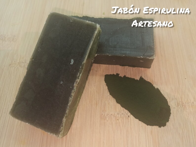 jabón de espirulina