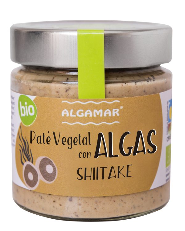 paté vegetal algas shiitake