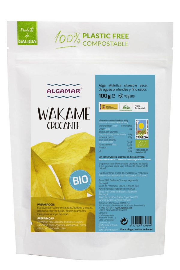 alga wakame crocante